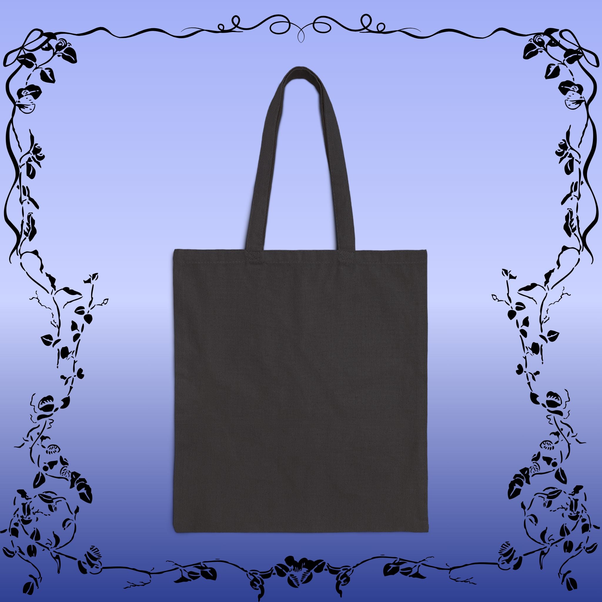 Black & White Alice in Wonderland Tote Bag