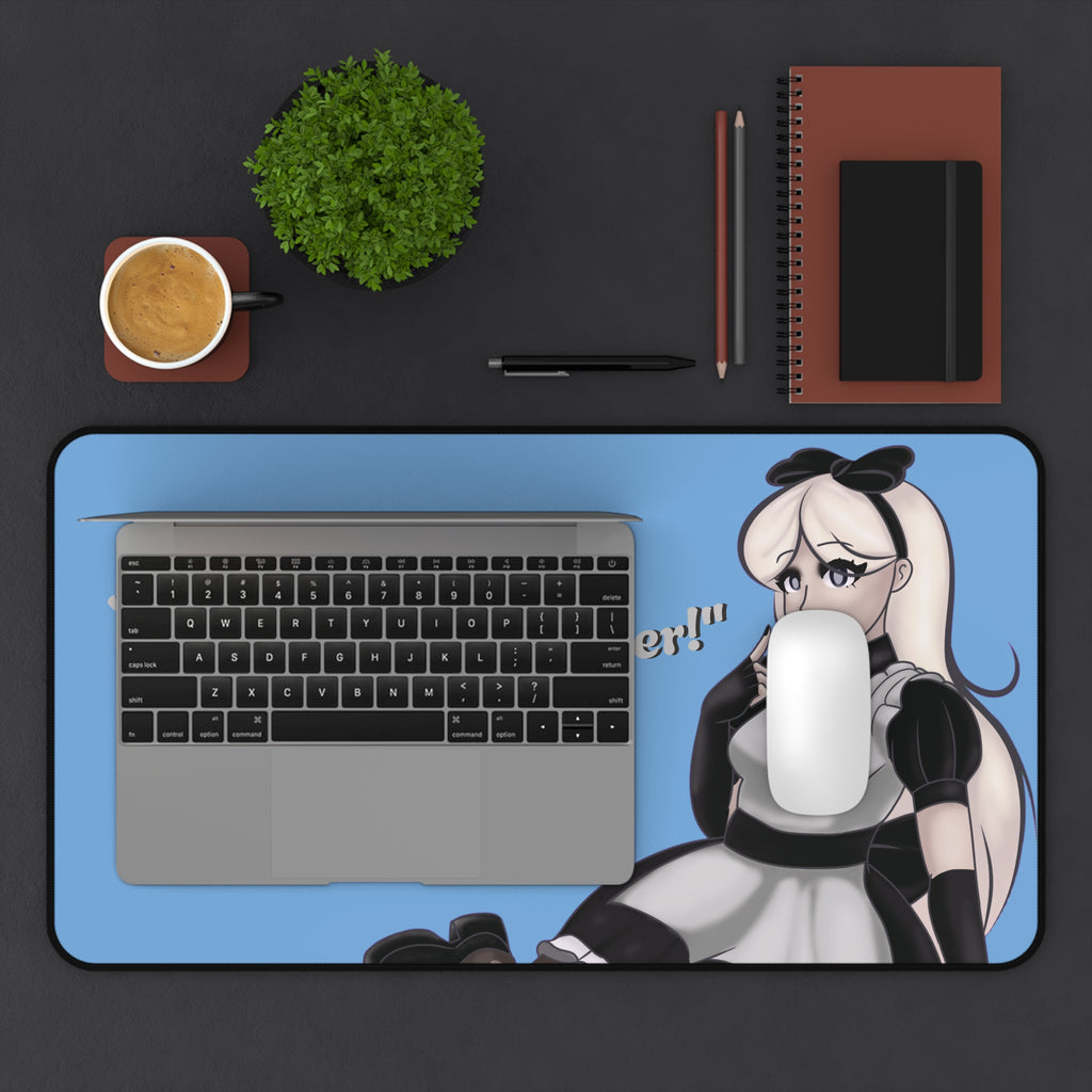Desk Mat - Alice in Wonderland Black & White Design