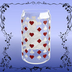 Alice in Wonderland Black & White Sipper Glass