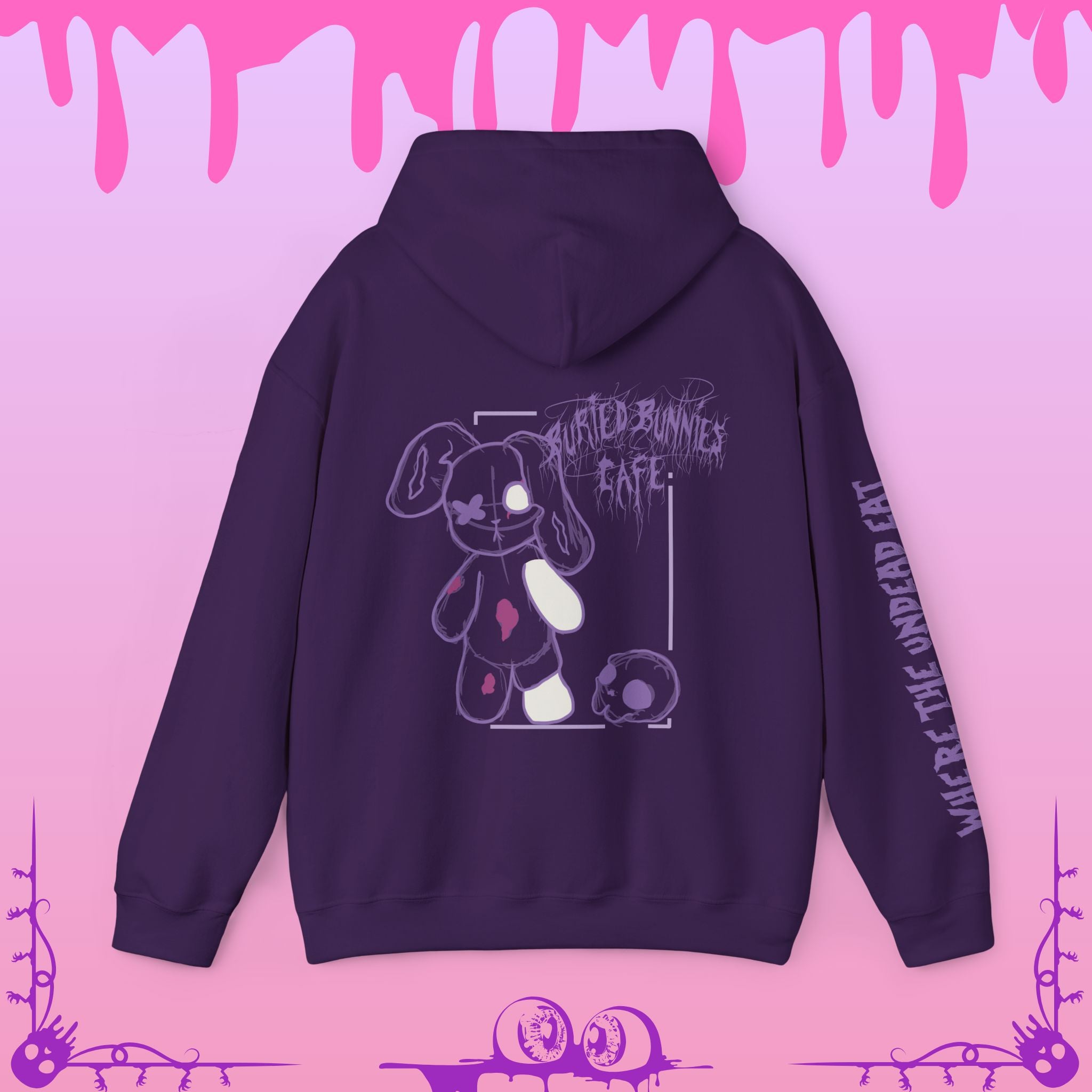 "Sketch" of the Buried Bunnies Cafe Hoodie