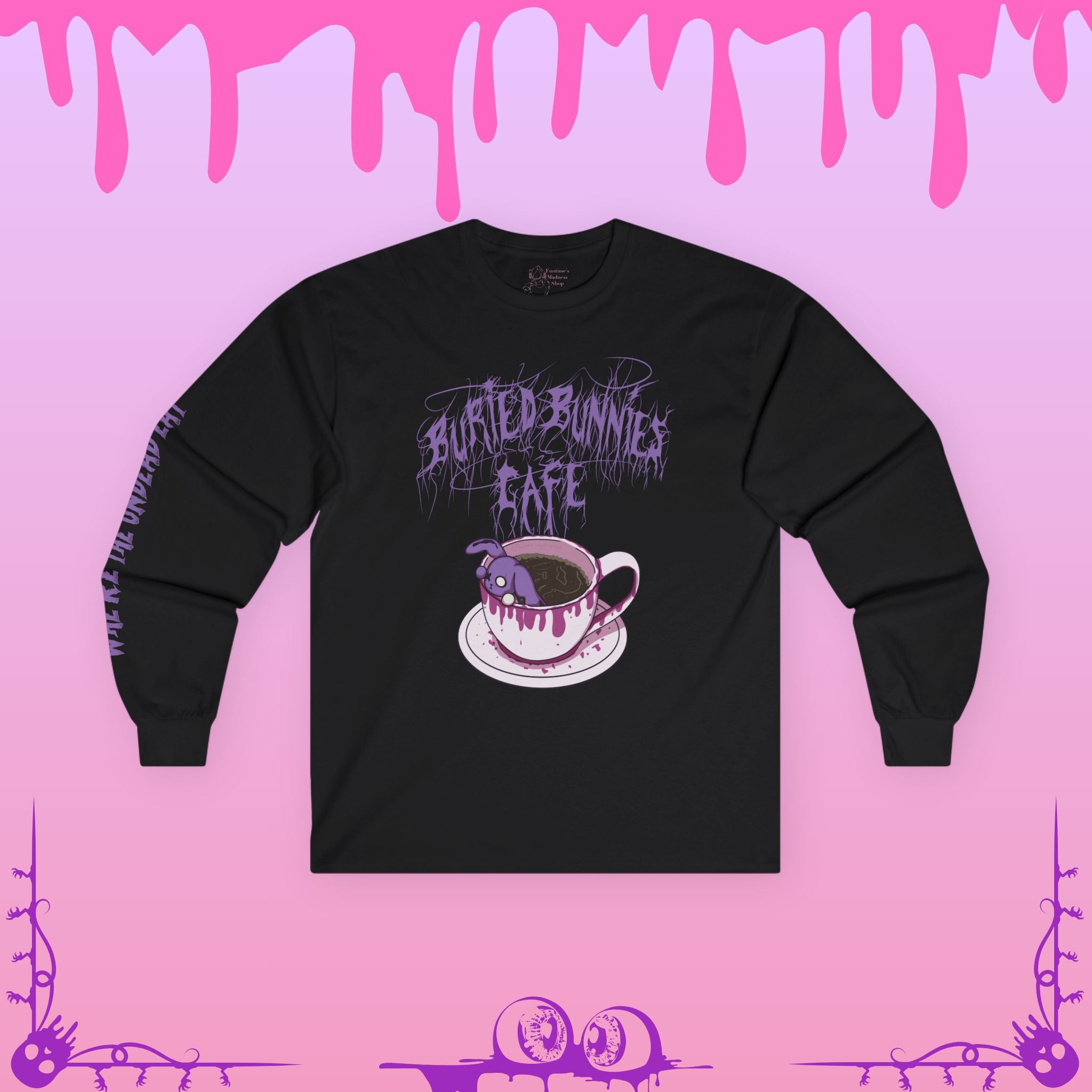 Buried Bunnies Cafe Long Sleeve Tee