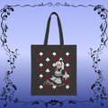 Black & White Alice in Wonderland Tote Bag