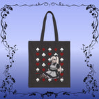 Black & White Alice in Wonderland Tote Bag