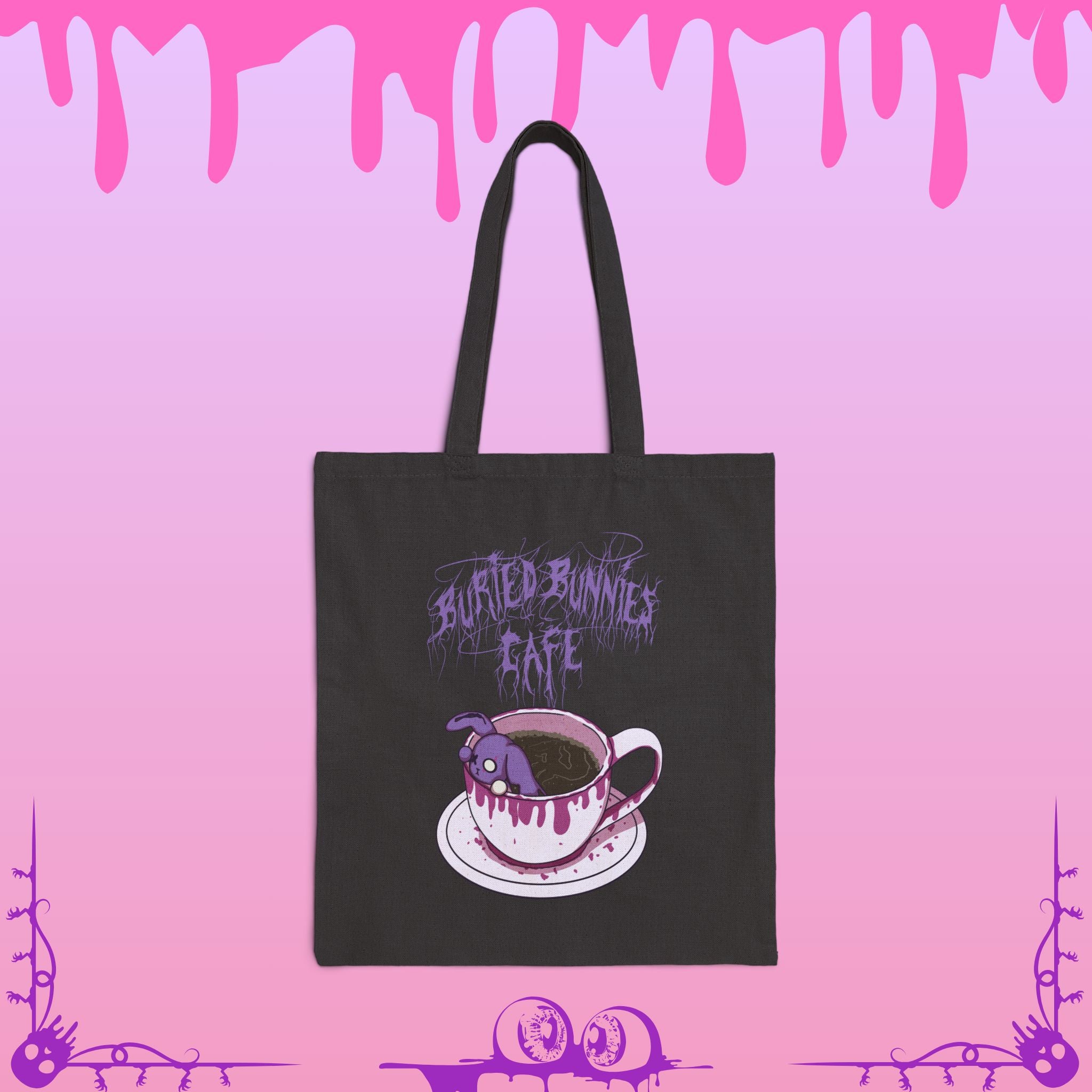 Buried Bunnies Cafe Tote Bag