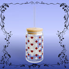 Alice in Wonderland Colored Sipper Glass