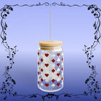 Alice in Wonderland Black & White Sipper Glass