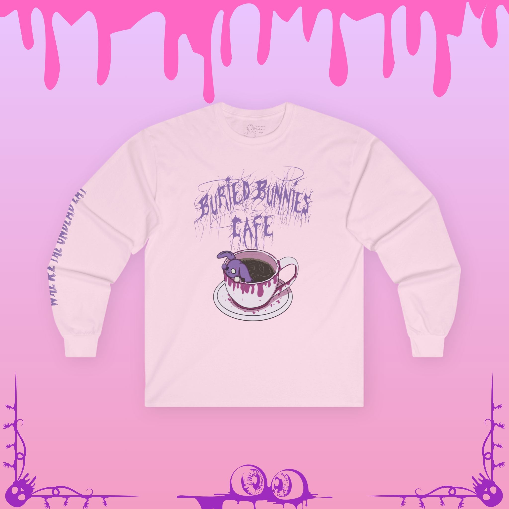 Buried Bunnies Cafe Long Sleeve Tee