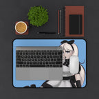 Desk Mat - Alice in Wonderland Black & White Design