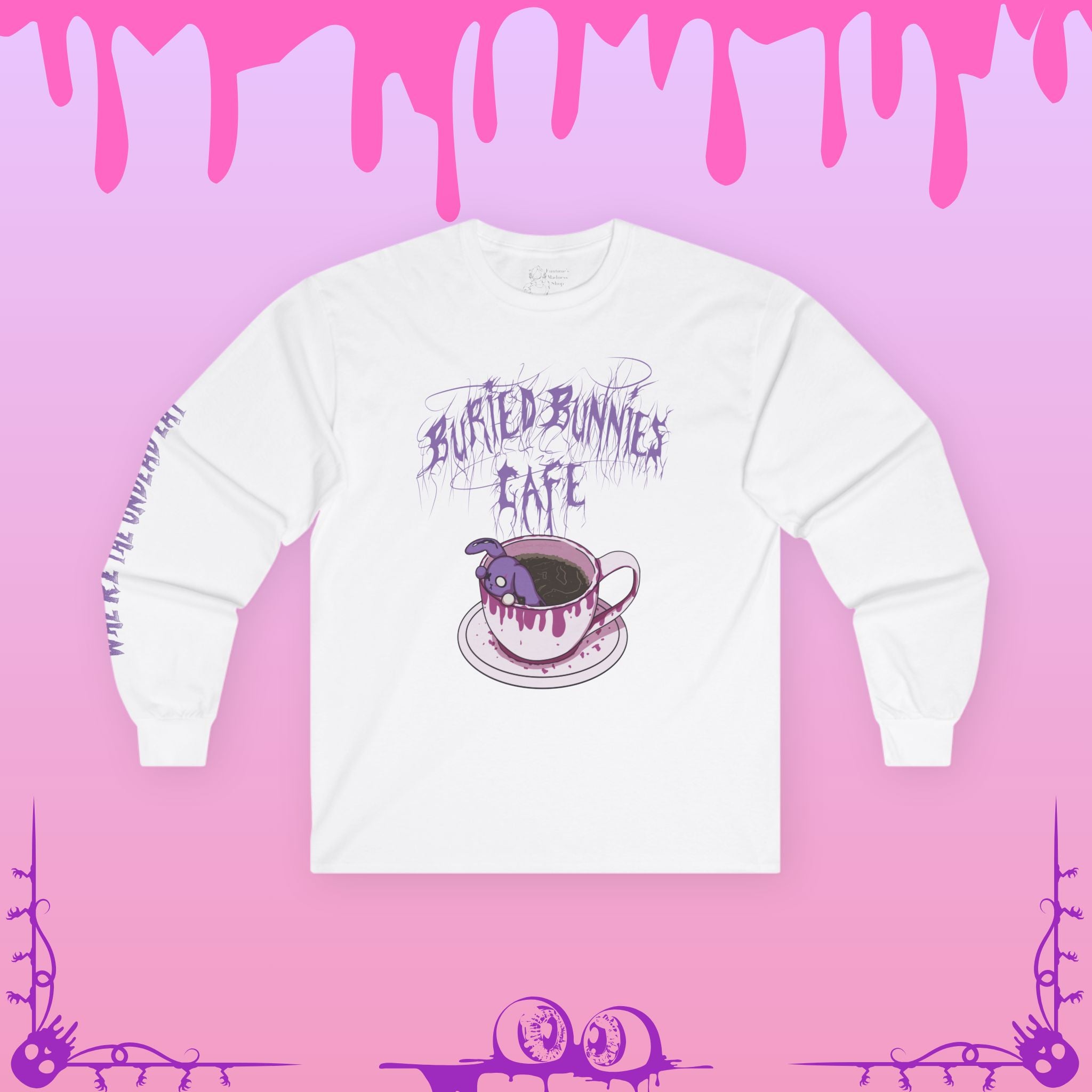 Buried Bunnies Cafe Long Sleeve Tee