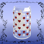 Alice in Wonderland Colored Sipper Glass