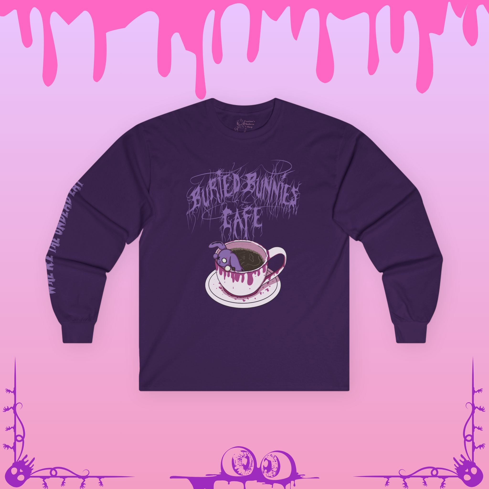 Buried Bunnies Cafe Long Sleeve Tee