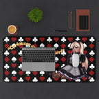 Desk Mat - Alice in Wonderland Red & Black Design