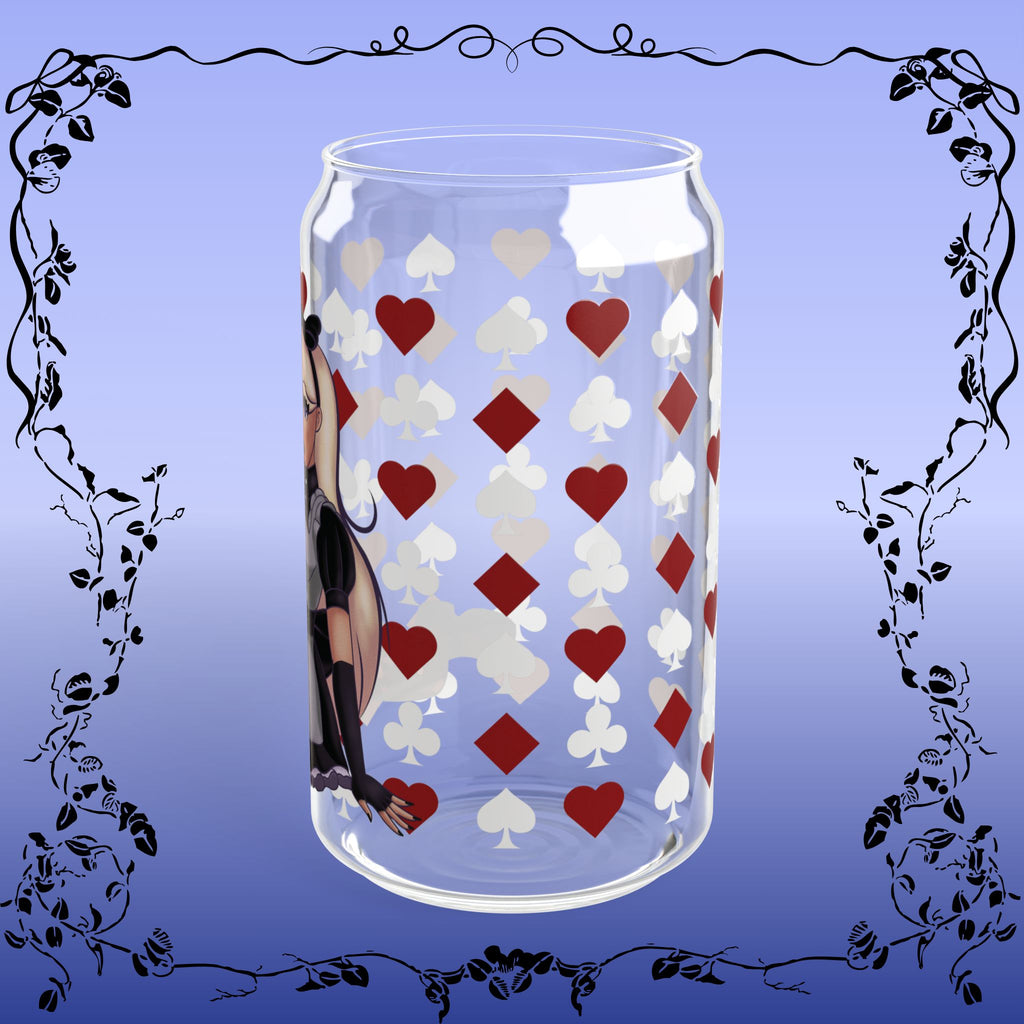 Alice in Wonderland Colored Sipper Glass