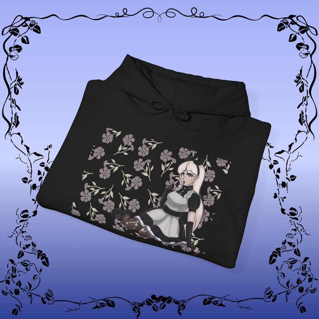 Black & White Alice in Wonderland Hoodie