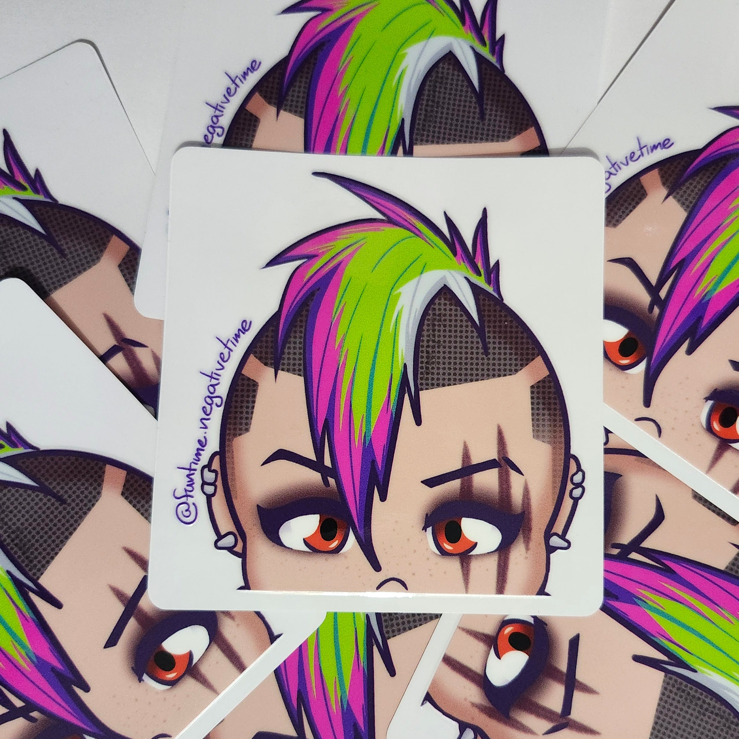 Ringmaster Scarr Peeker Sticker