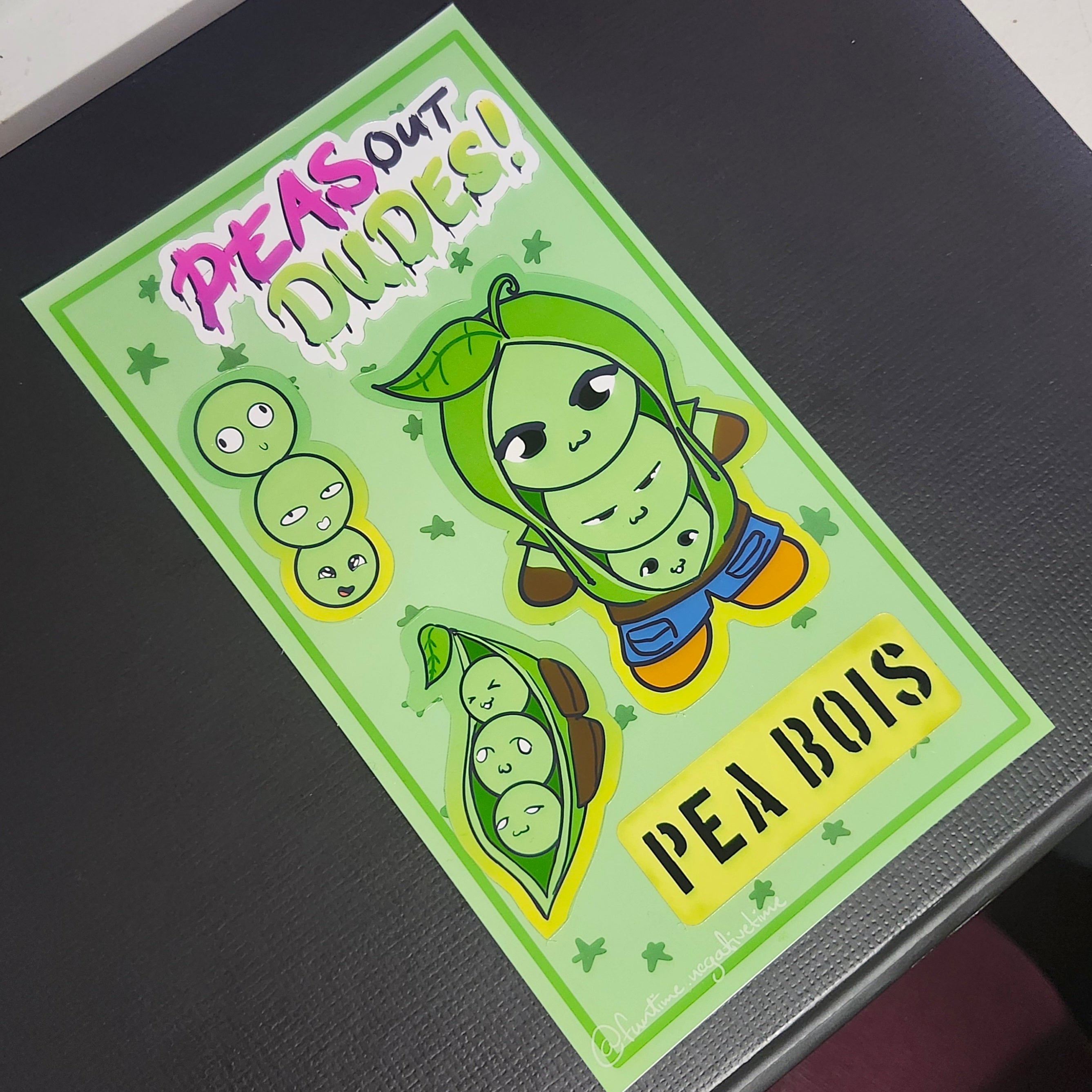 Peabody 4x7 Sticker Sheet