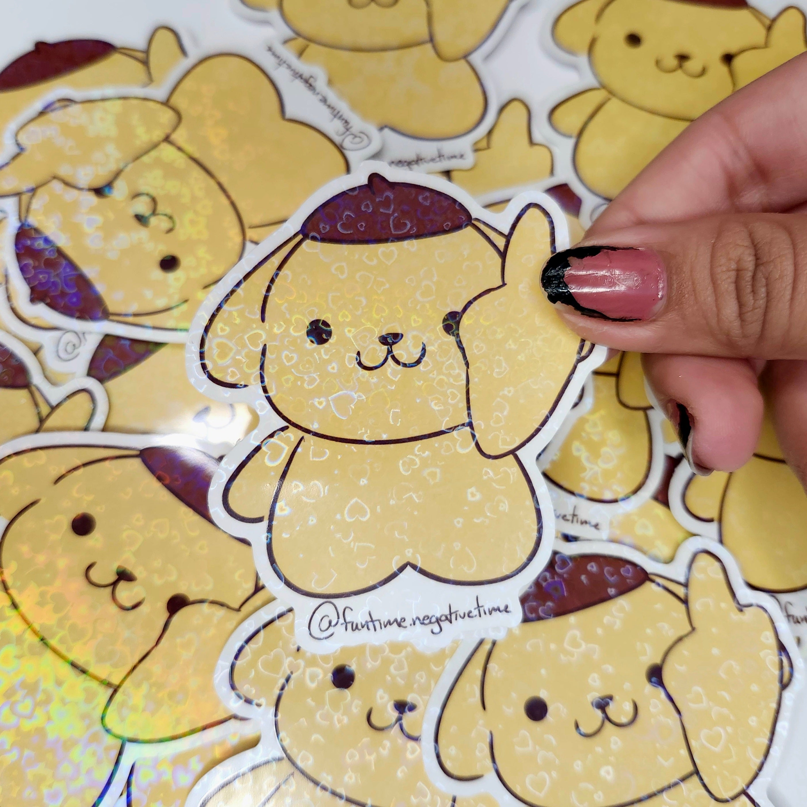 F You Sticker - Pompompurin