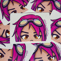 Brite Raider peeker sticker