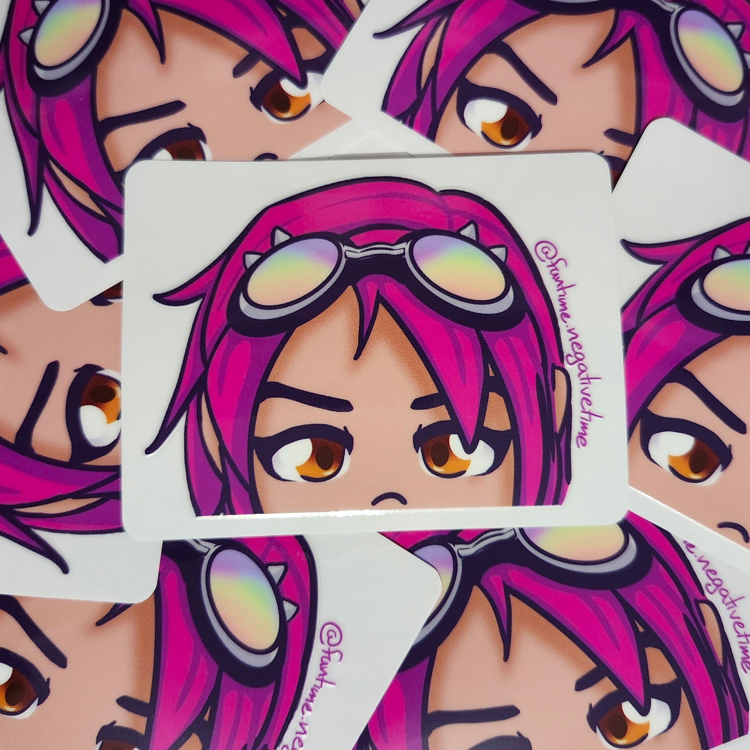 Brite Raider peeker sticker