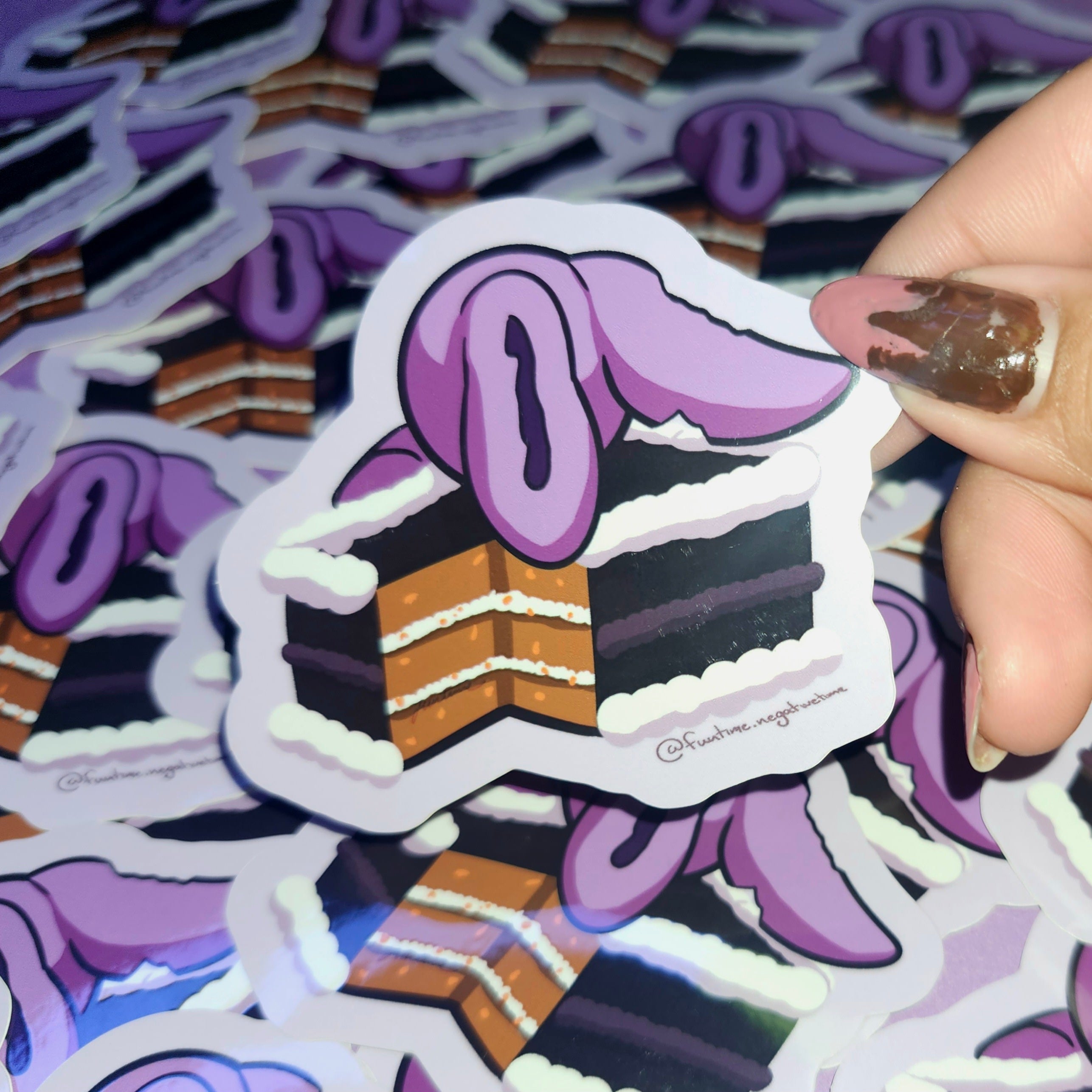 Car"rot" Cake | Vinyl Die-Cut Sticker