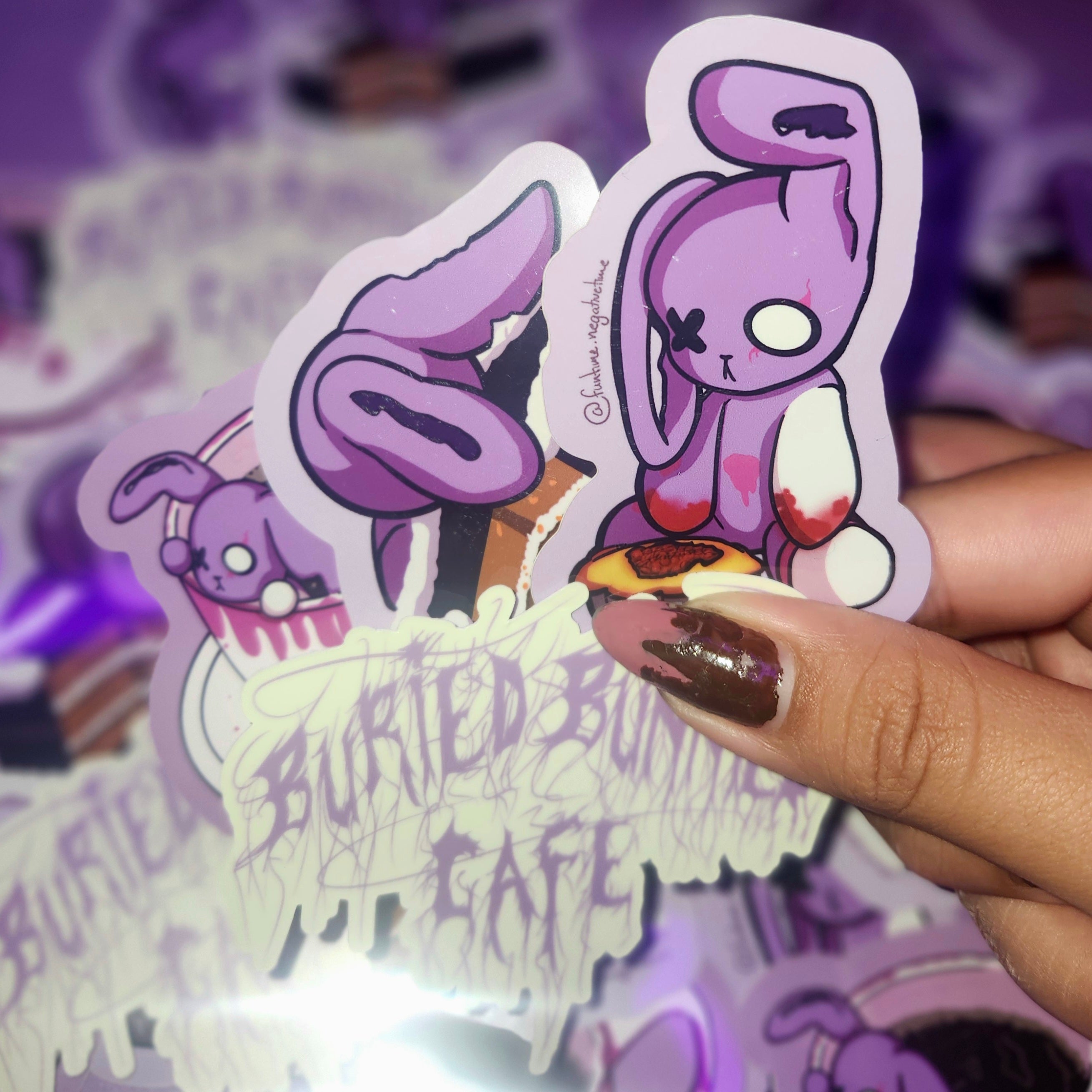 Buried Bunnies Cafe Sticker Bundle
