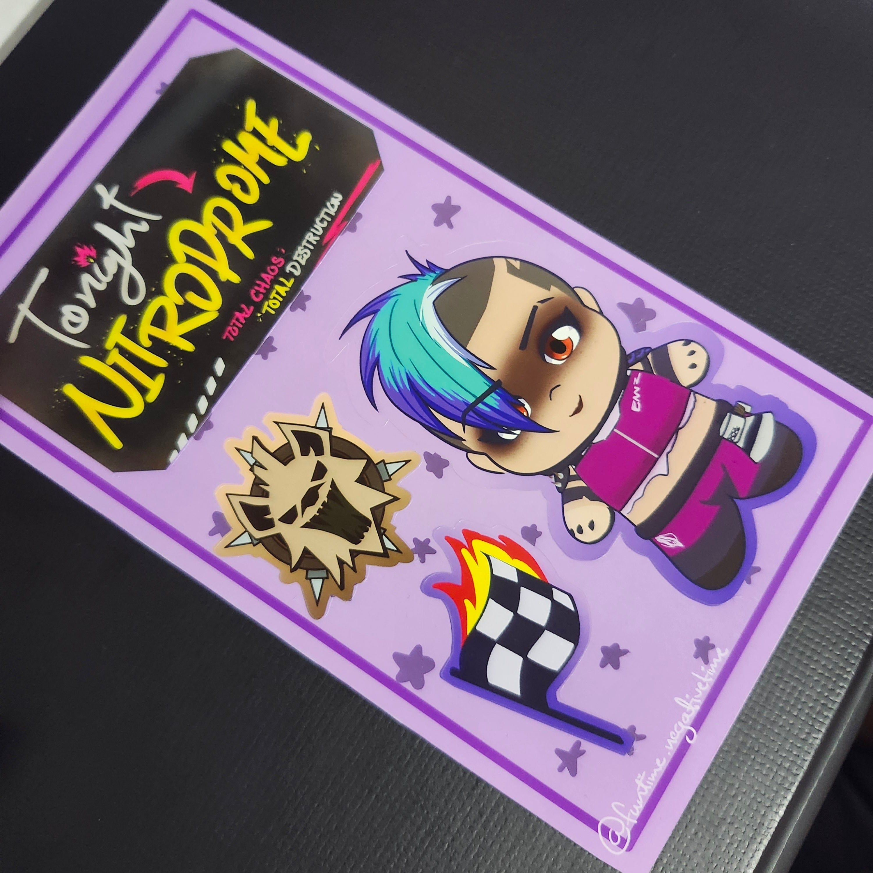 Ringmaster Scarr 4x7 Sticker Sheet